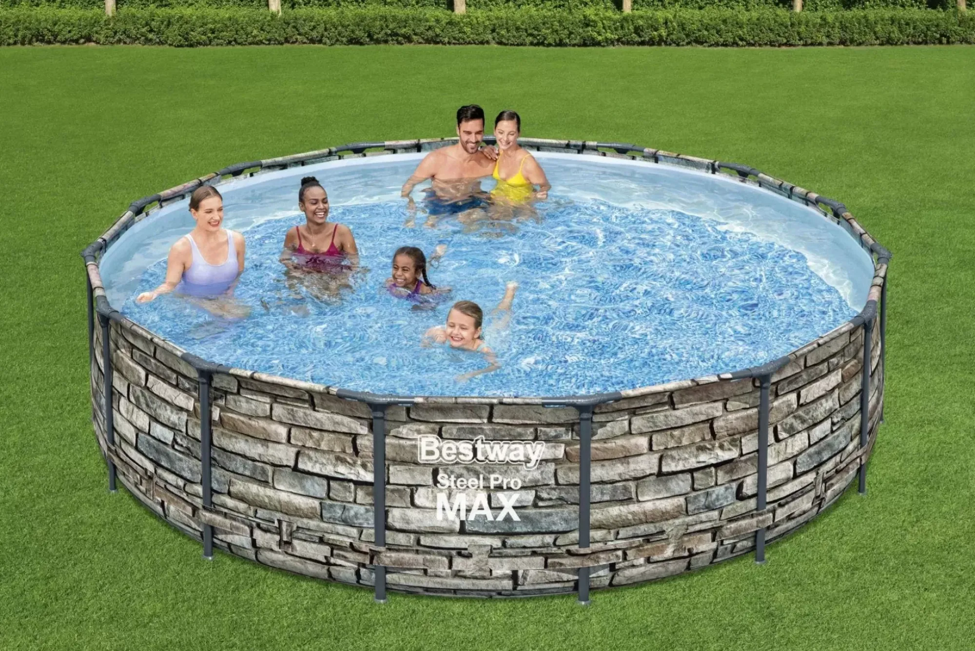 Bestway Steel Pro Max Pools< Steel Pro Max 15' X 42 Above Ground Pool Set